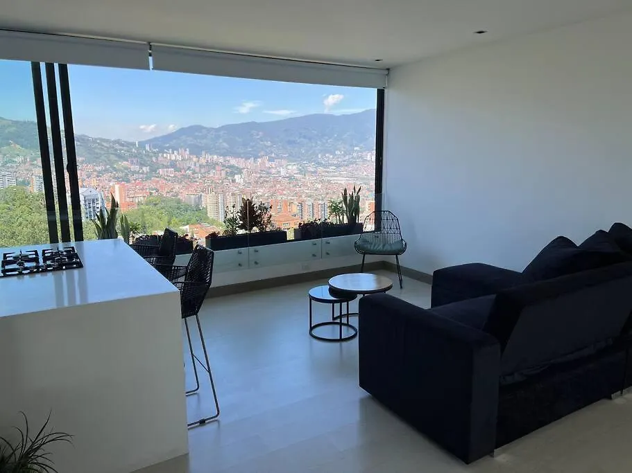 Apartmán Apartamento De Lujo Con La Mejor Vista De Medellín
