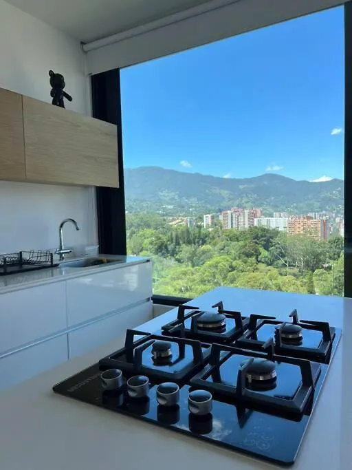 Apartmán Apartamento De Lujo Con La Mejor Vista De Medellín 0*,
